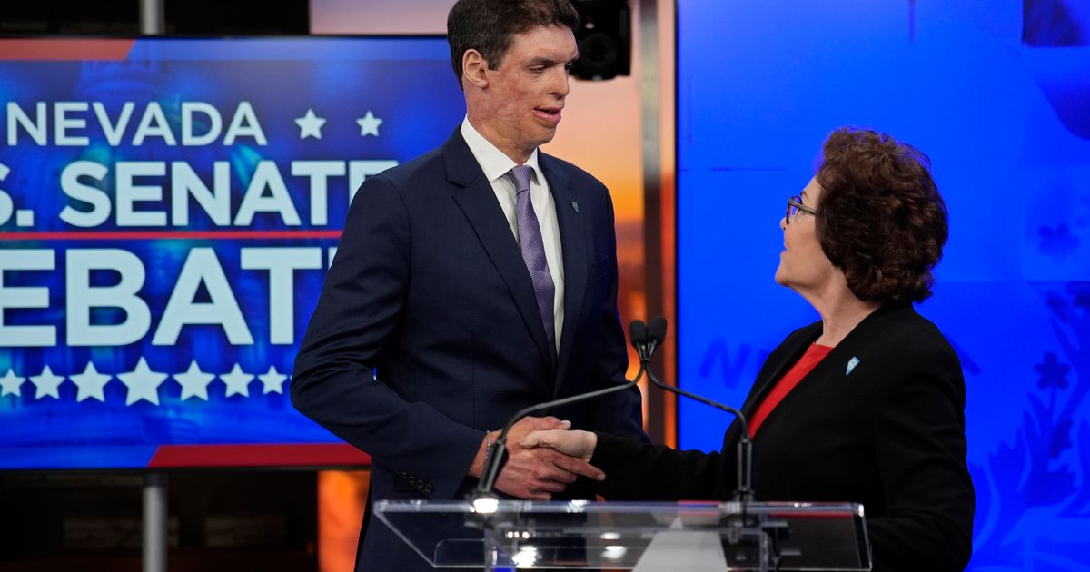 Nevada Senate opponents paint each other as extremists in debate