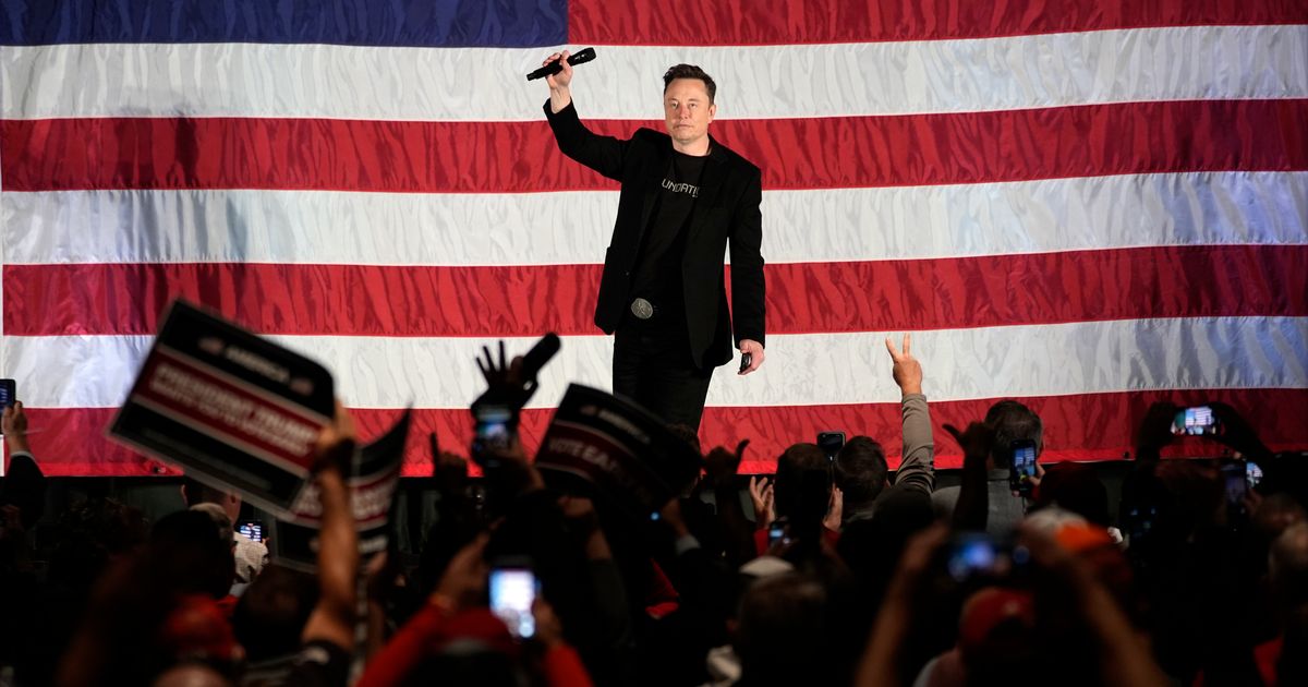 Elon Musk holds his first solo event in support of Trump in the Philadelphia suburbs