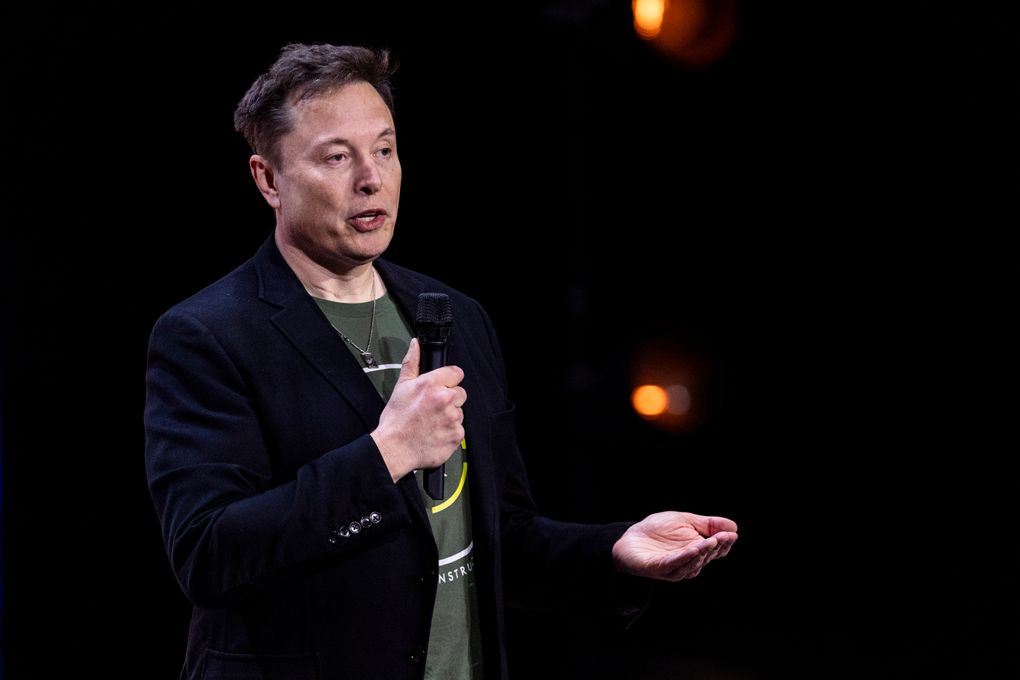 Biden calls out Musk over a published report that the Tesla CEO once worked  in the US illegally | The Seattle Times