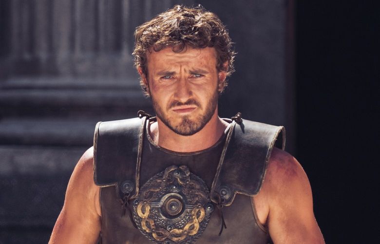 Paul Mescal plays Lucius in “Gladiator II.”