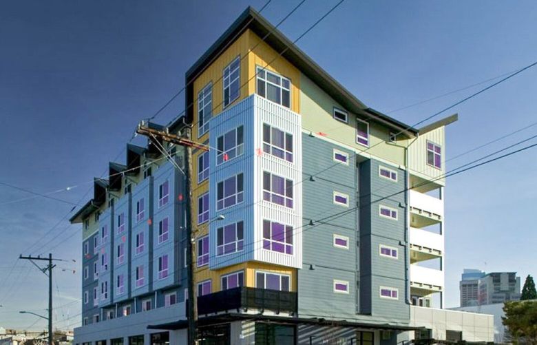 Denny Park Apartments in South Lake Union was built with Housing Levy funds and is owned by the Low Income Housing Institute.