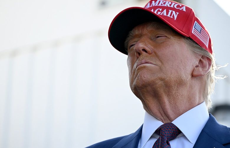 U.S. President-elect Donald Trump attends a viewing of the launch of the sixth test flight of the SpaceX Starship rocket on Nov. 19, 2024, in Brownsville, Texas. (Brandon Bell/Getty Images/TNS) 127881323W 127881323W