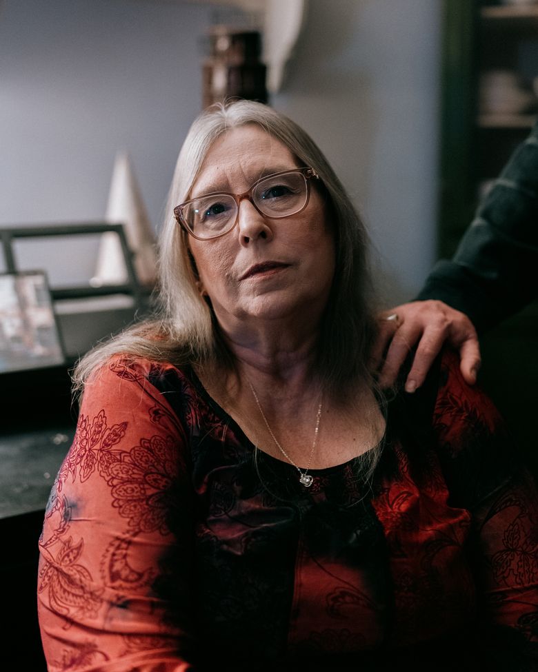 “There’s no changing their minds,” Lydia Birk, seen this month in St. Louis, said of her three children, none of whom want kids. “I kind of grieved it, but the more I thought about it, the more I was like: ‘You know? I did a good job raising these kids. I don’t need another redo.’ ” (Bryan Birks / The New York Times)