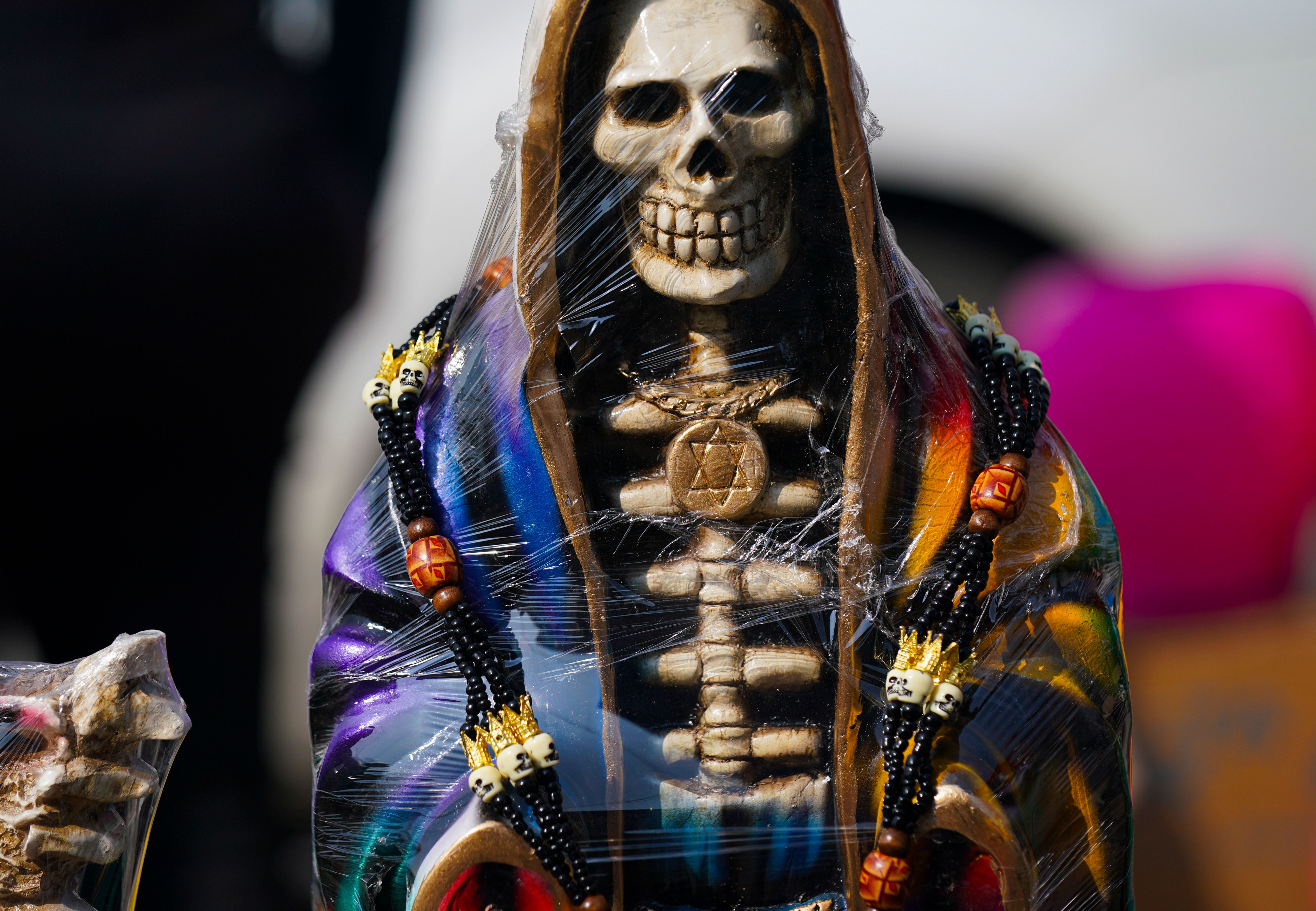 A leader of Mexican folk saint cult 'La Santa Muerte' is killed at