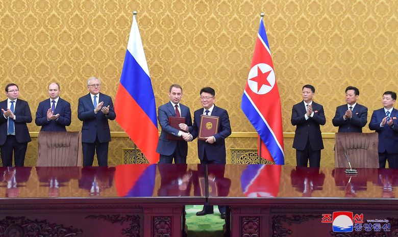 North Korea and Russia agree to expand their economic cooperation | The  Seattle Times