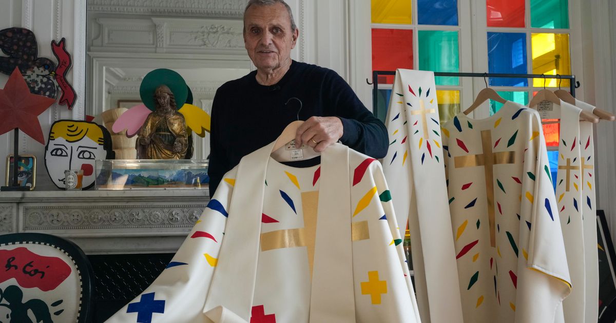 Fashion designer describes invitation to work on Notre Dame cathedral’s re-opening as ‘a calling’