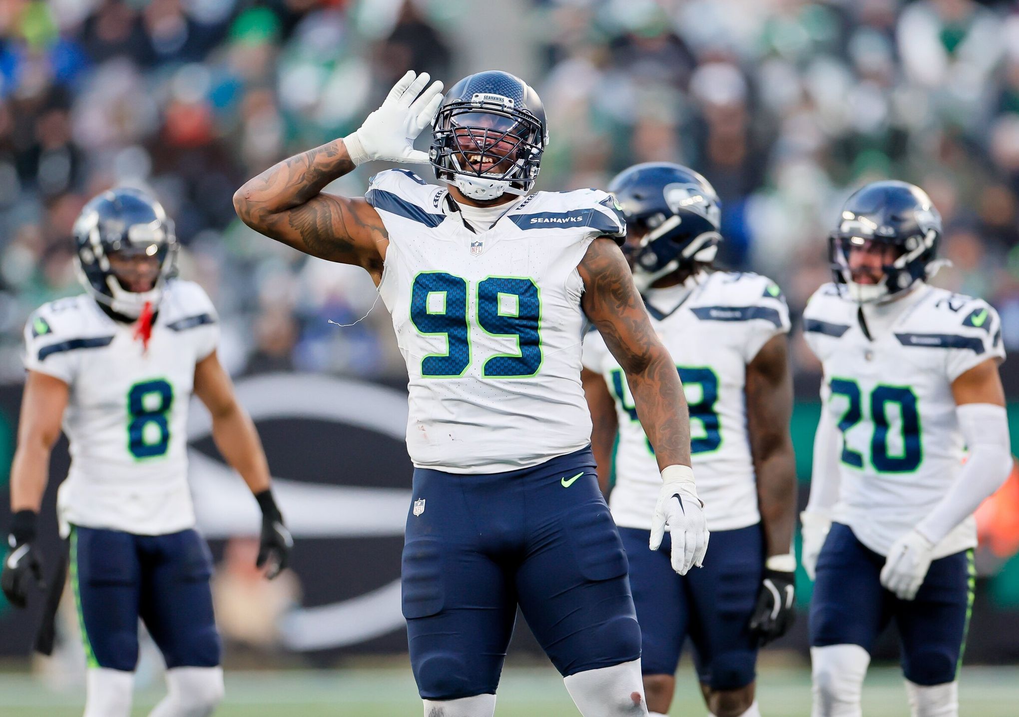 Seahawks' Leonard Williams wins NFC Defensive Player of the Week | The  Seattle Times