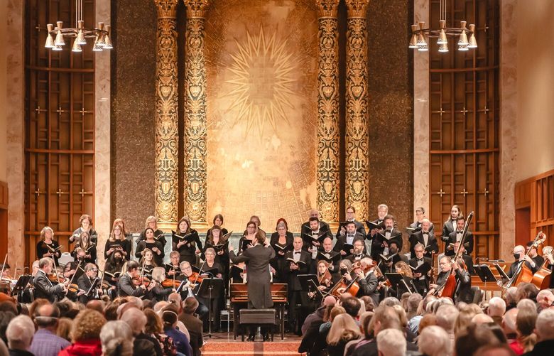 Harmonia performs “Messiah” in 2023.