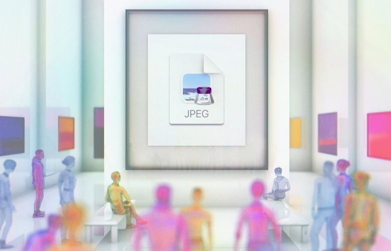 The giddy craze for nonfungible tokens brought the crypto crowd to art auctions. Now, long after the bubble burst, some still believe. (Erik Carter / The New York Times) 