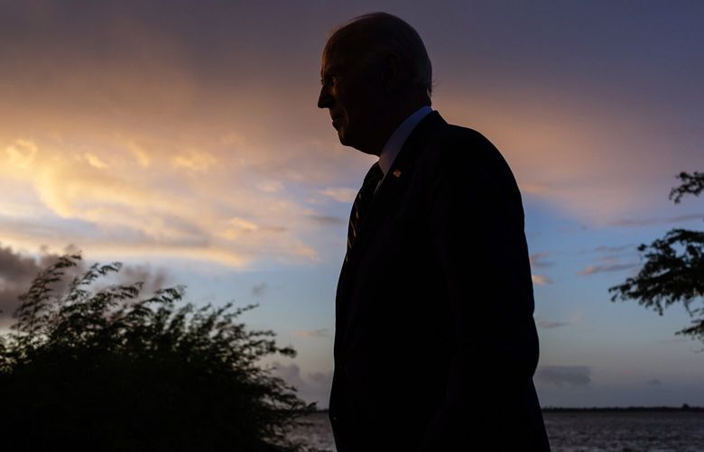 President Joe Biden departs after delivering remarks at the National Museum of Slavery in Luanda, Angola, on Tuesday evening, Dec. 3, 2024. At a gathering of Democratic governors, many were reluctant to discuss the issue that sank President Biden’s campaign: age. Others are ready for a Gen X president. (Eric Lee/The New York Times) XNYT0526 XNYT0526