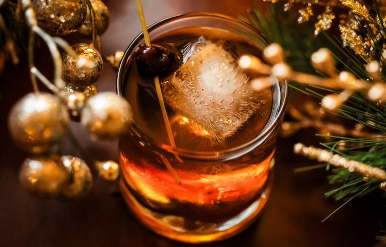 The ‘I’ll take Manhattan’ at the Fireside Room at Hotel Sorrento in Seattle, Washington, on December 6, 2024. 228682