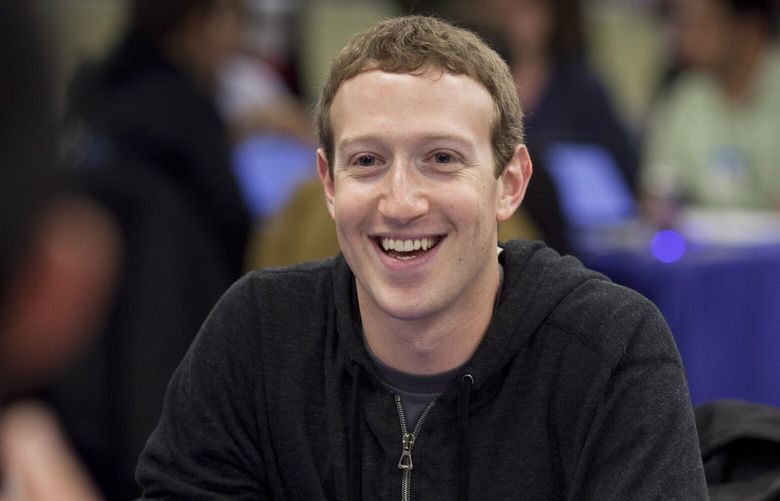FILE — Mark Zuckerberg, chief executive of Meta, meets with so-called Dreamers, undocumented immigrants who arrived in the U.S. as children, during an event in Mountain View, Calif., Nov. 20, 2013. (Peter DaSilva/The New York Times) XNYT0030