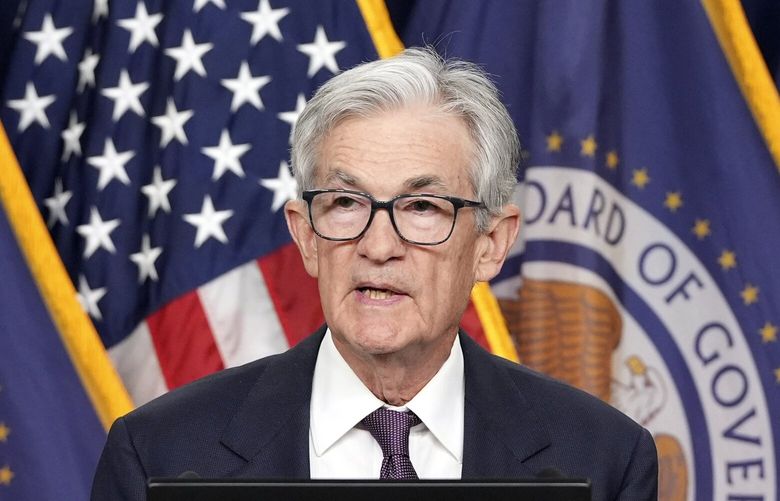 Federal Reserve Board Chairman Jerome Powell speaks during a news conference at the Federal Reserve, Wednesday, Dec. 18, 2024, in Washington. (AP Photo/Jacquelyn Martin) 