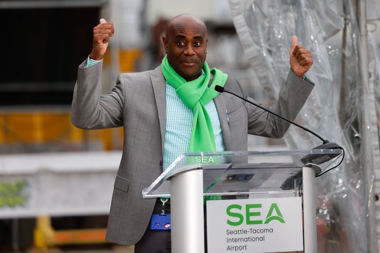 Lance Lyttle, Port of Seattle&#8217;s managing director of aviation. Sea-Tac is in the middle of a $5 billion, multiyear series of upgrades totaling 120 construction projects. (Karen Ducey / The Seattle Times)