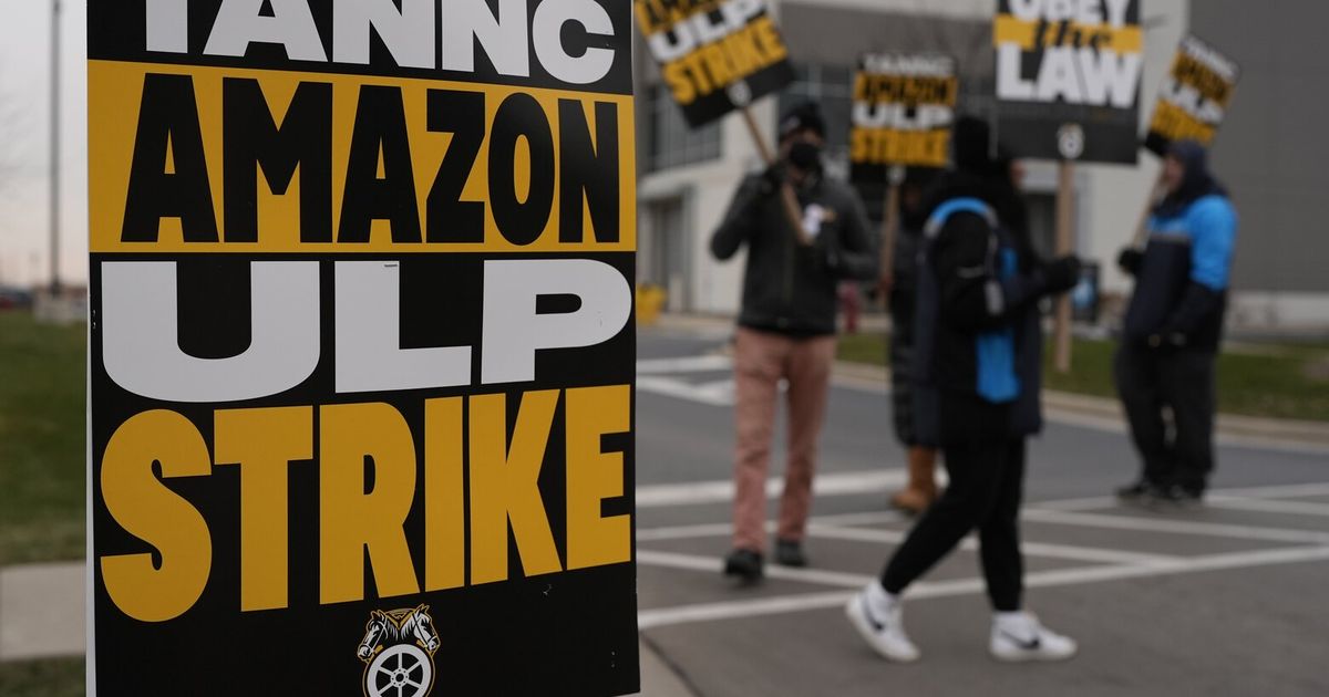 Amazon workers strike at multiple facilities as Teamsters seek labor contract