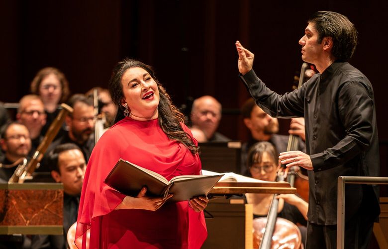 Soprano Yulia Van Doren and Seattle Symphony, under conductor Aram Demirjian, perform Handel’s “Messiah.”