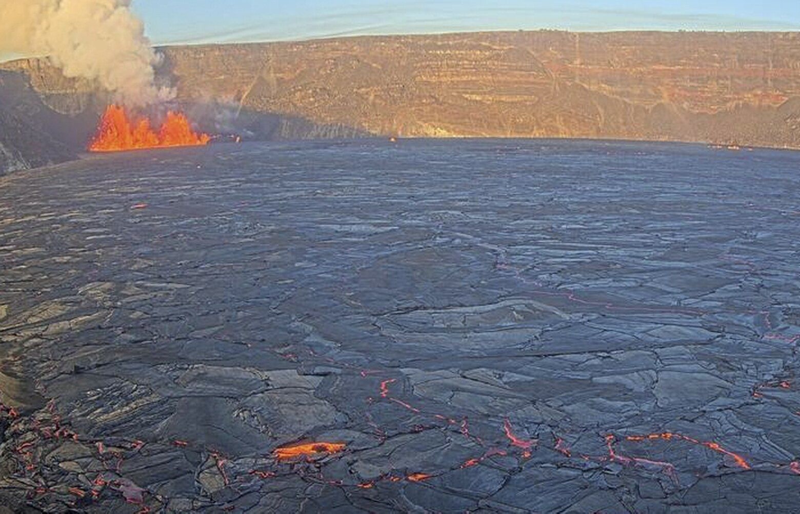 One of the worlds most active volcanoes is erupting again