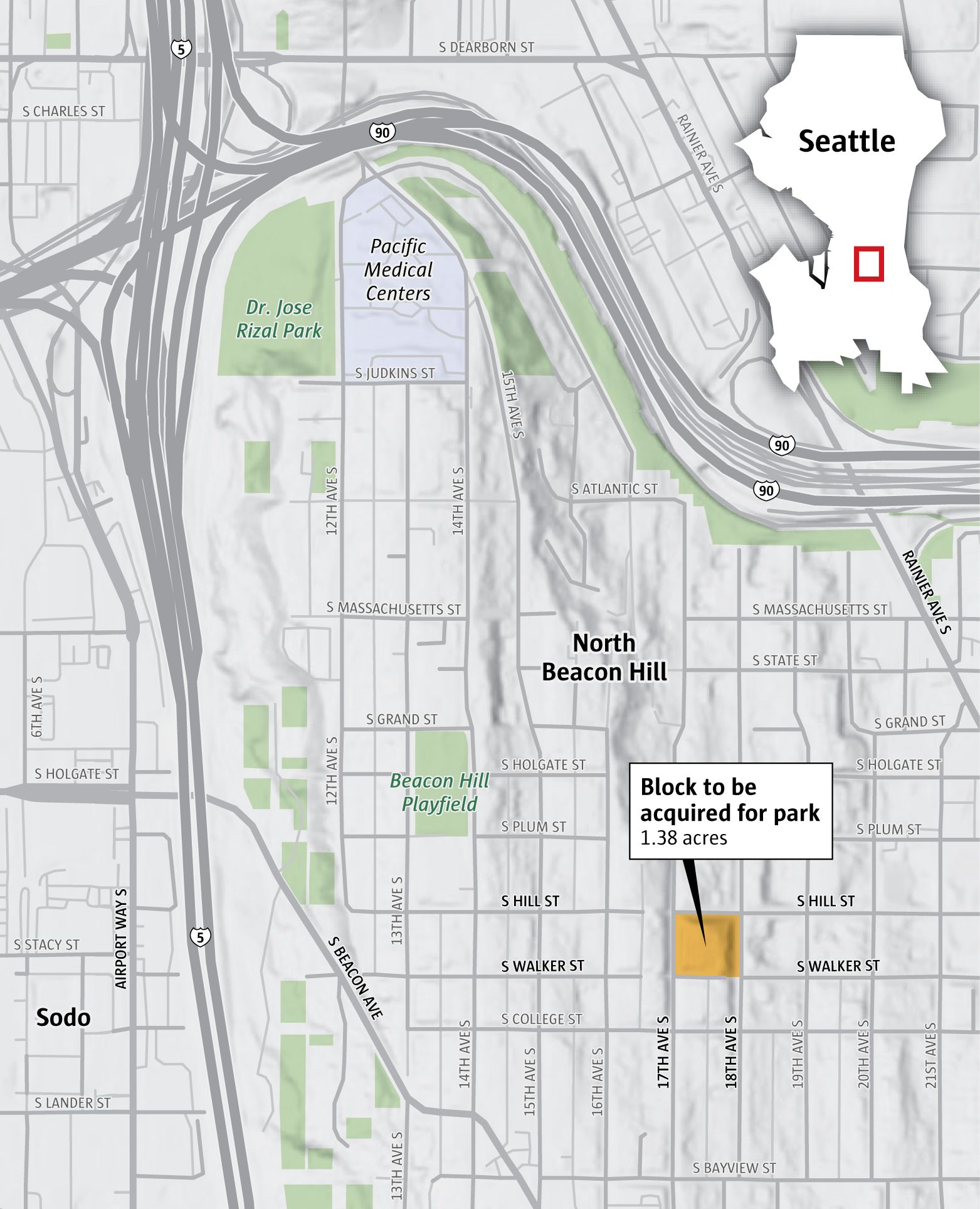 Seattle to buy Beacon Hill block for new park to close green-space gap ...