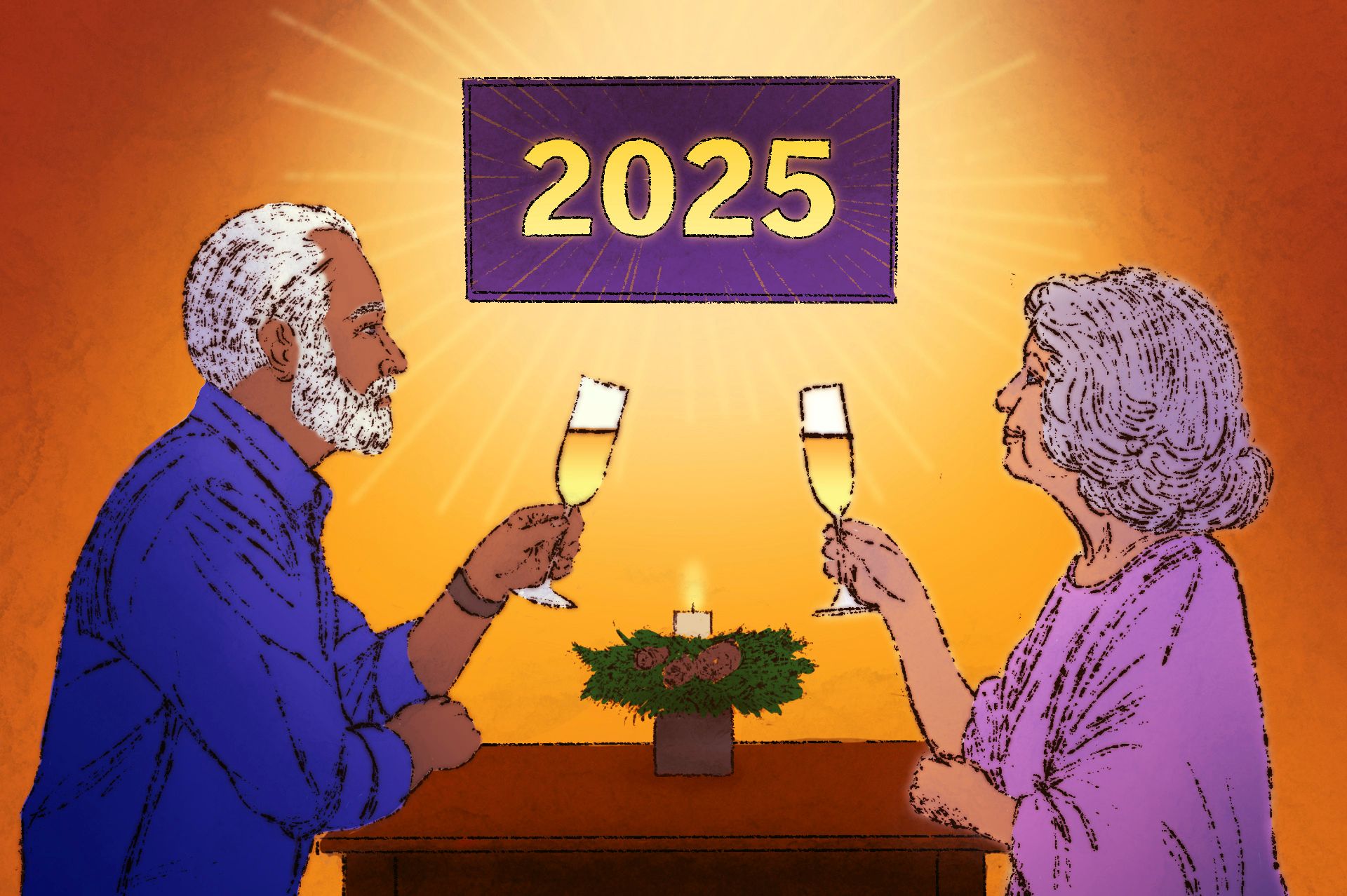 Will New Years Eve be loud or quiet? What are the top 2025 resolutions? AP-NORC poll has answers