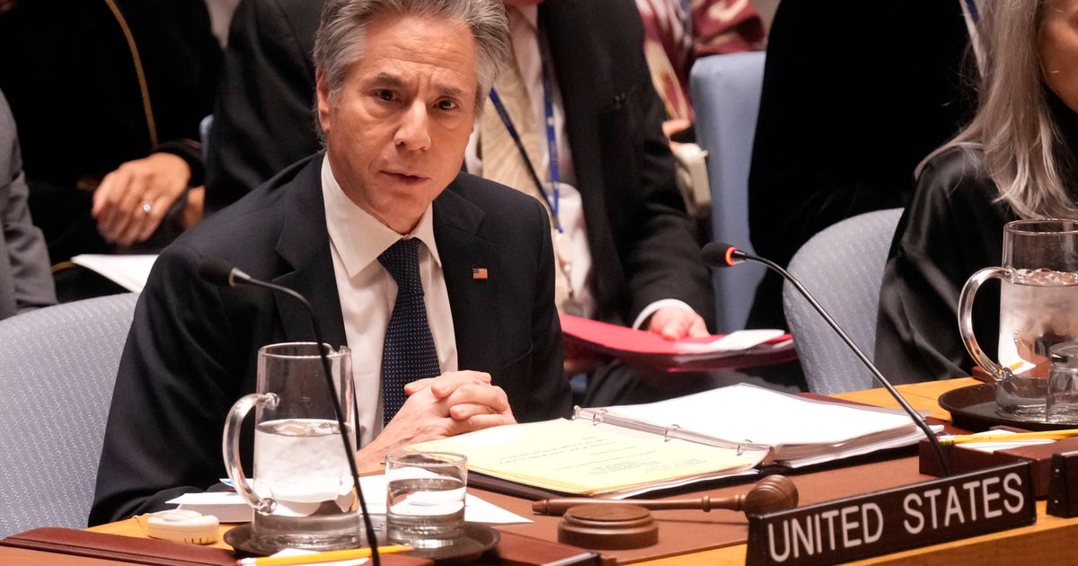 Blinken announces aid for Sudan and talks about AI risks at UN Security Council