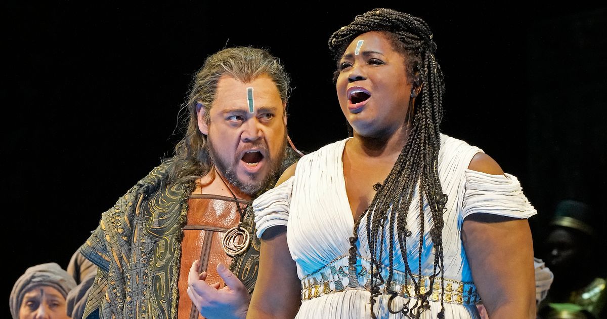 Soprano Angel Blue sings her first Metropolitan Opera ‘Aida’ in a new production