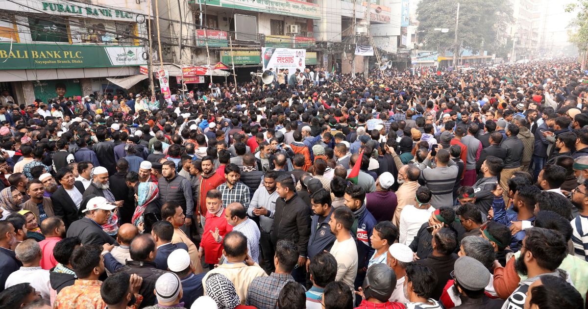 Supporters of Bangladesh Nationalist Get together maintain protest march as tensions proceed with India