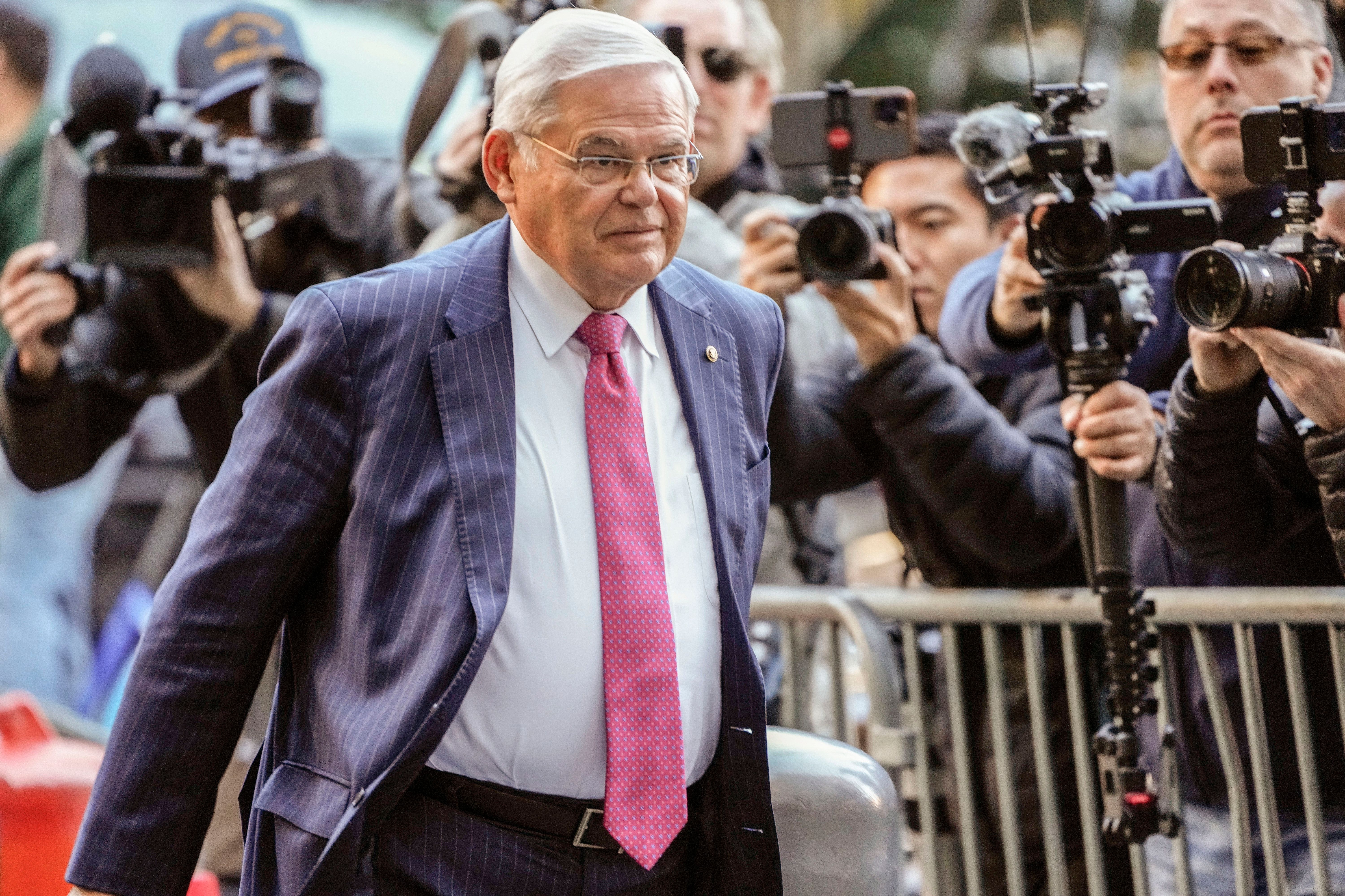 Judge denies sentencing delay for ex-Sen. Bob Menendez but puts his wifes trial off until February