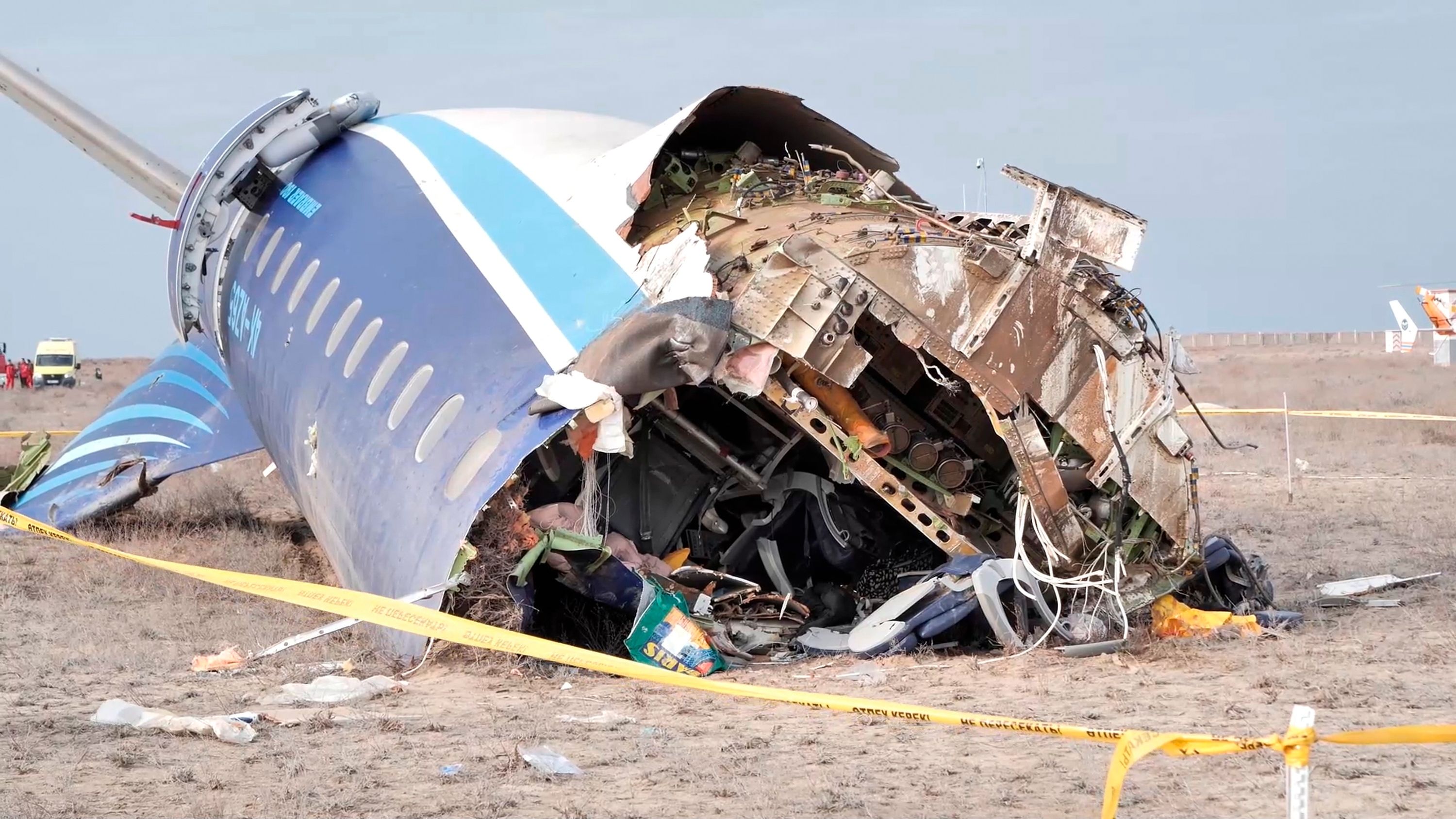 Azerbaijani airliner crashes in Kazakhstan, killing 38 with 29