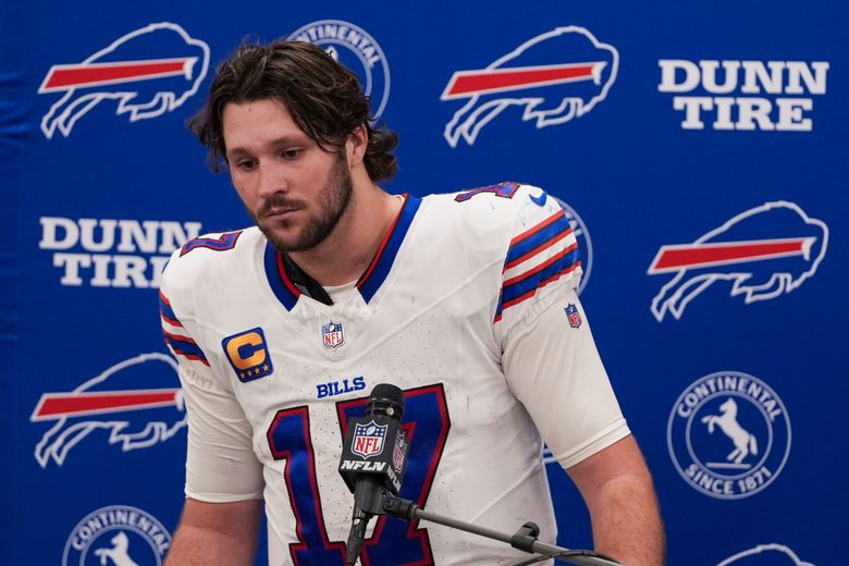 Josh Allen's record day not enough as Bills' 7-game winning streak is  snapped by Rams | The Seattle Times