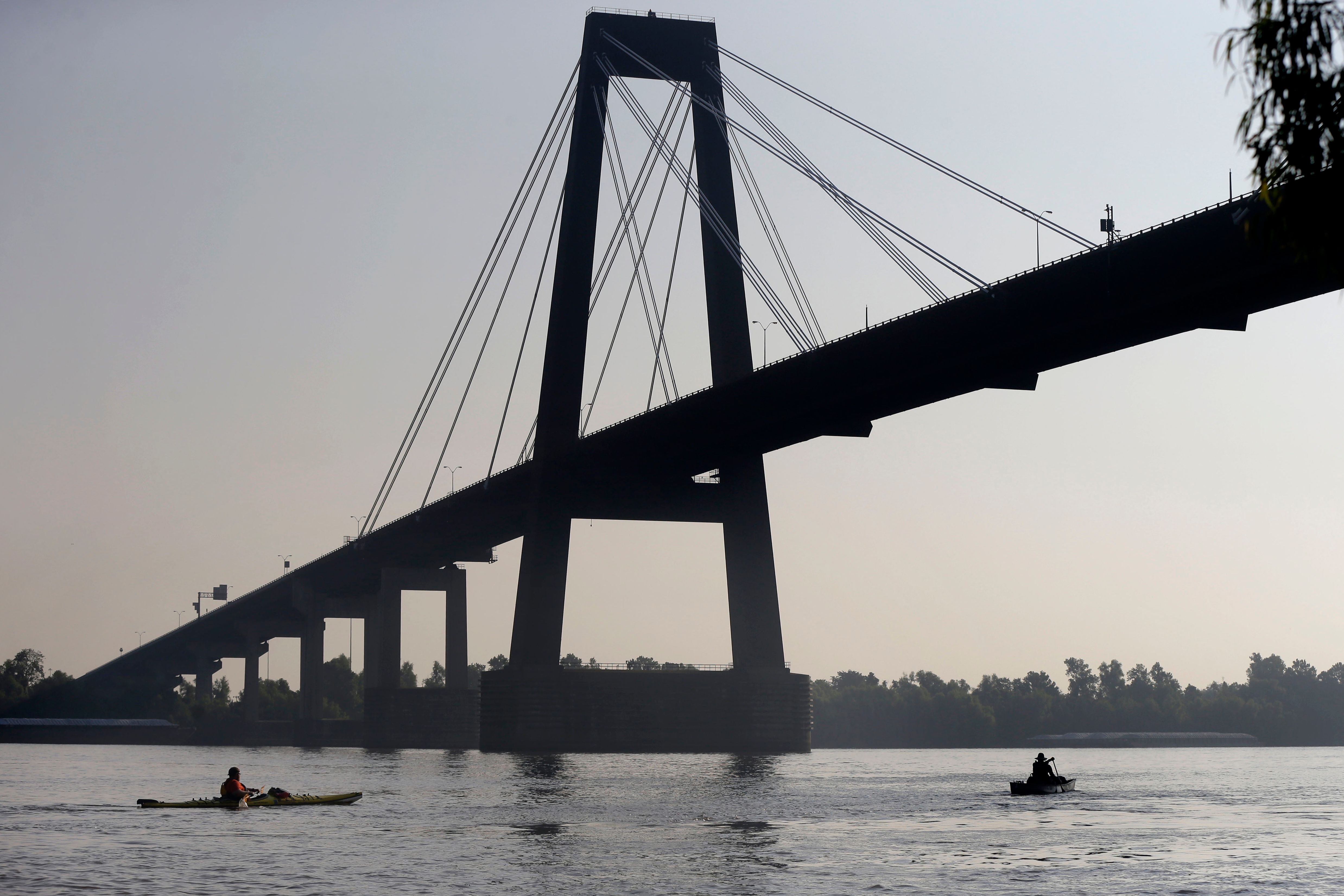 Tugboat sinks in the Mississippi River after collision with tanker ship in Louisiana