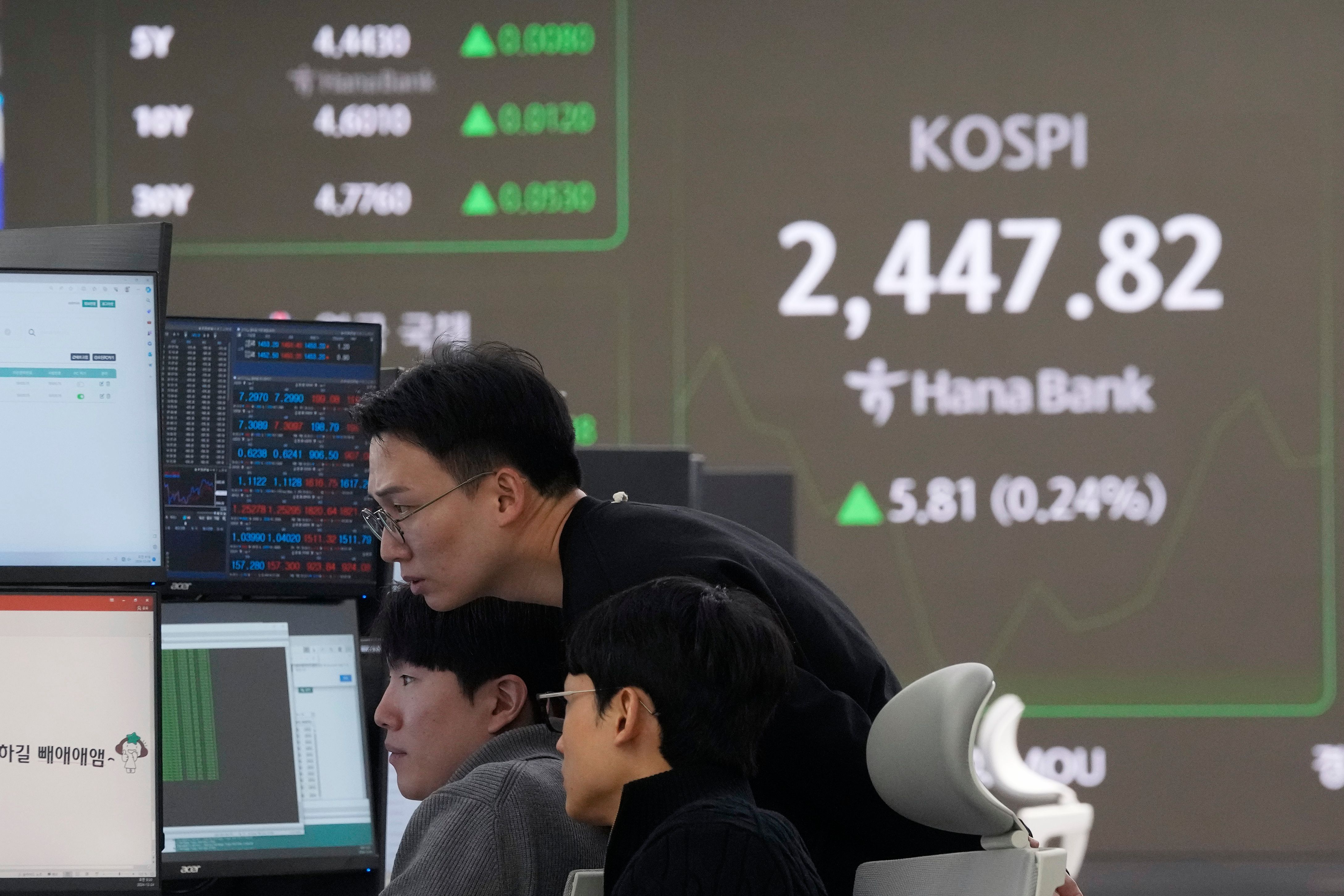 Stock market today: Asian stocks mostly advance in quiet Christmas Eve trading