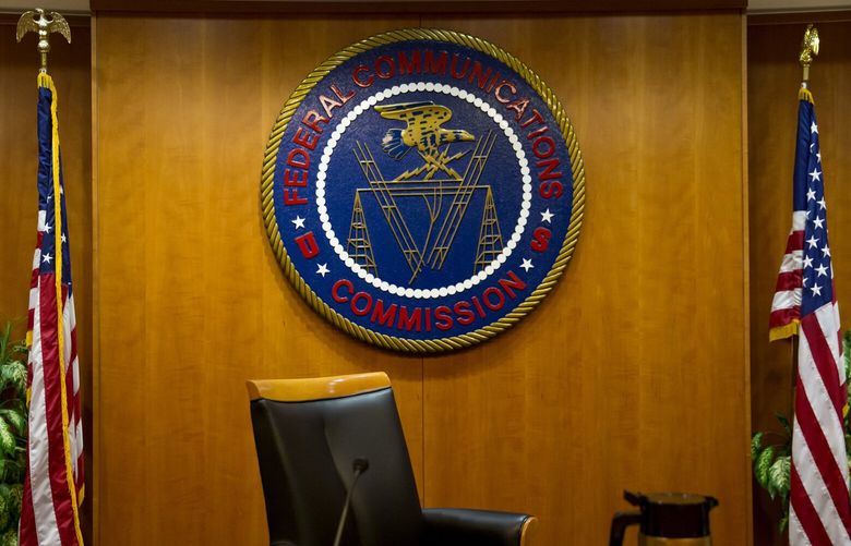 FILE – The Federal Communications Commission headquarters in Washington, June 23, 2017. The U.S. Court of Appeals for the Sixth Circuit, in Cincinnati, said that the F.C.C. lacked the authority to reinstate rules that prevented broadband providers from slowing or blocking access to internet content. (Eric Thayer/The New York Times) XNYTF