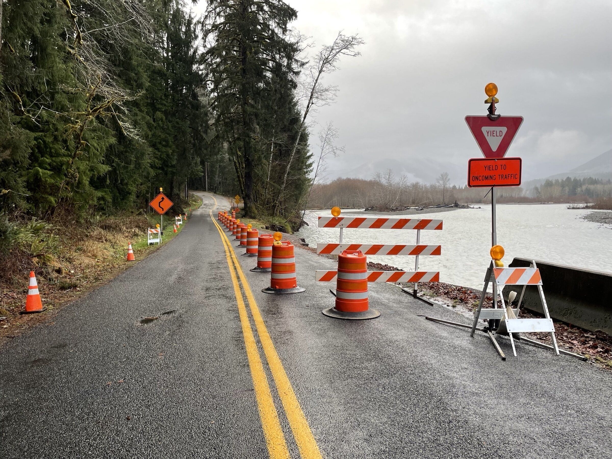 Hoh Rain Forest access road remains closed after December washout