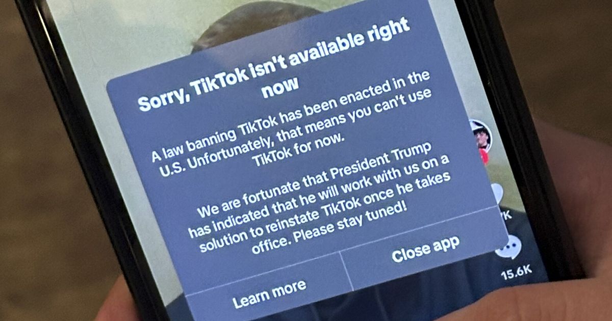 TikTok restores service for US users based on Trump’s promised executive order