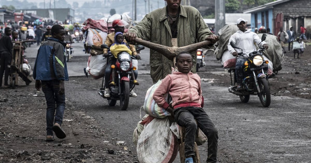 Thousands flee fighting in Congo as rebels claim they’ve captured the key city of Goma