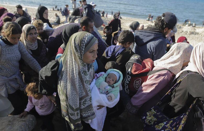 Displaced Palestinians return to their homes in the northern Gaza Strip, following Israel’s decision to allow thousands of them to go back for the first time since the early weeks of the 15-month war with Hamas, Monday, Jan. 27, 2025. (AP Photo/Jehad Alshrafi) XLC128 XLC128