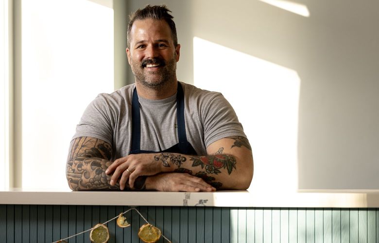 Chef and co-owner of Layers, Avery Hardin, poses for a photo on Wednesday, Dec. 18, 2024, in Seattle.