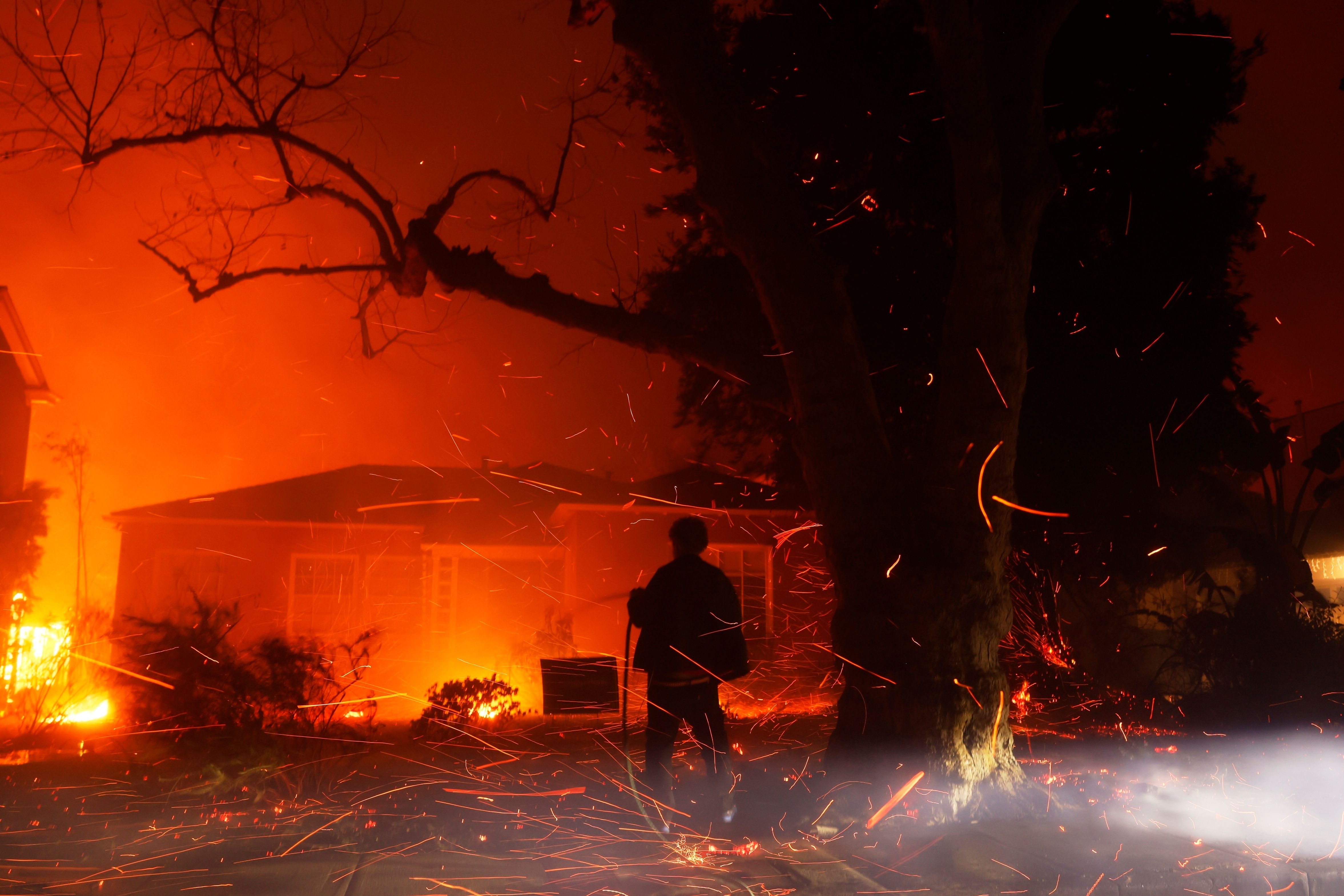 Small airborne embers play a big role in the spread of wildfires