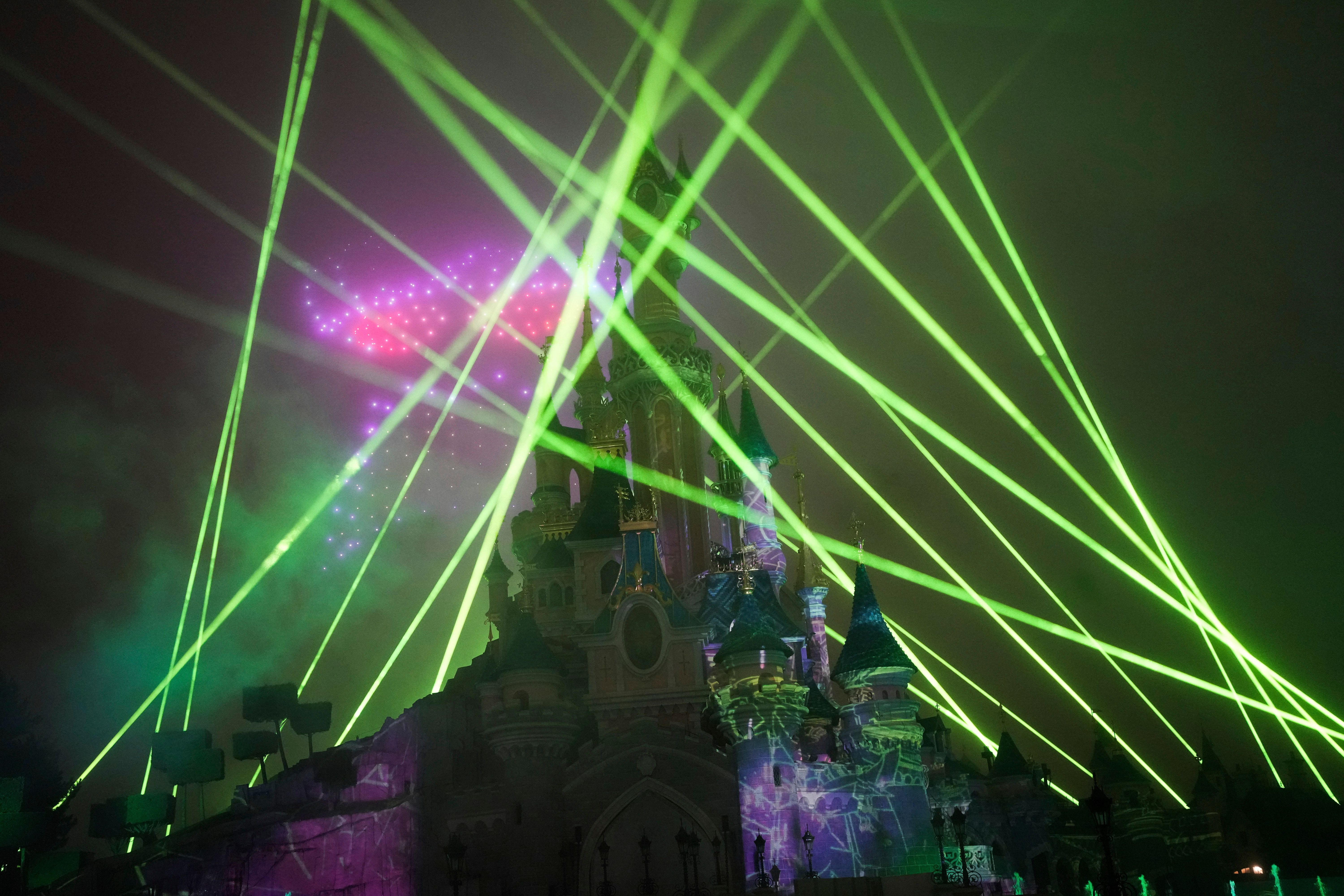 Disneyland Paris touts spectacular nighttime show using Paris