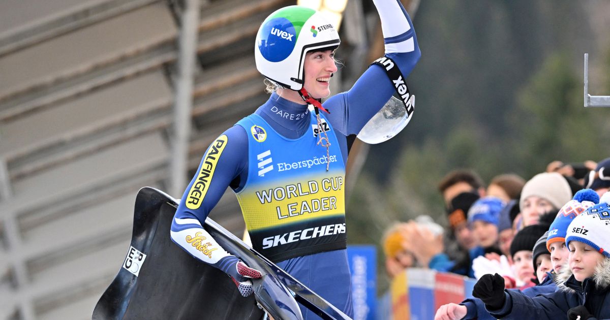 Madeleine Egle of Austria wins women’s luge World Cup race, moves