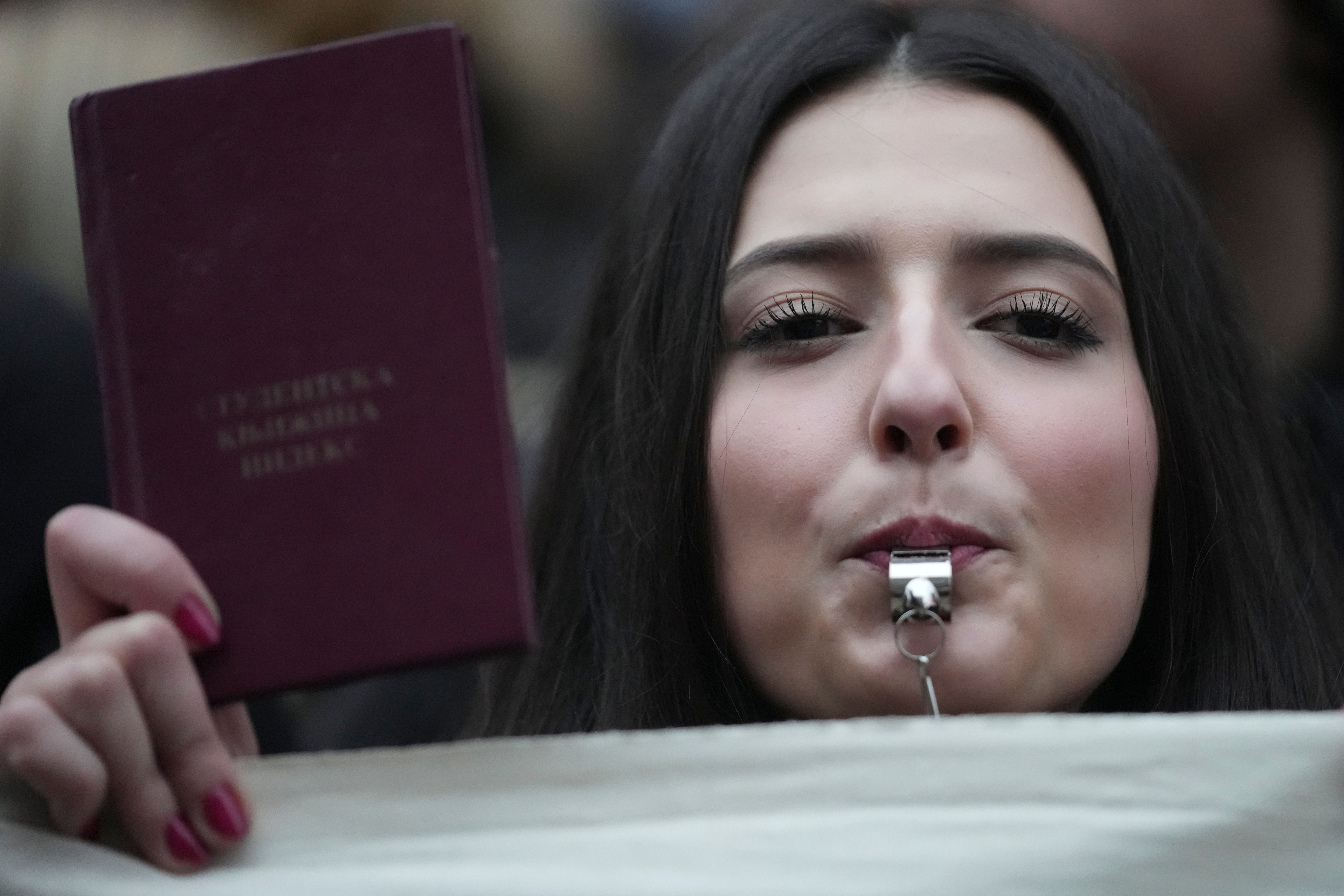 Thousands of students protest in Serbia against violation of civil rights, spy agency crackdown