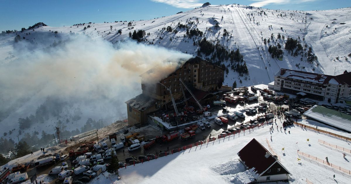 Witnesses describe chaos and panic at Turkish ski resort as fire ripped through hotel where 79 died