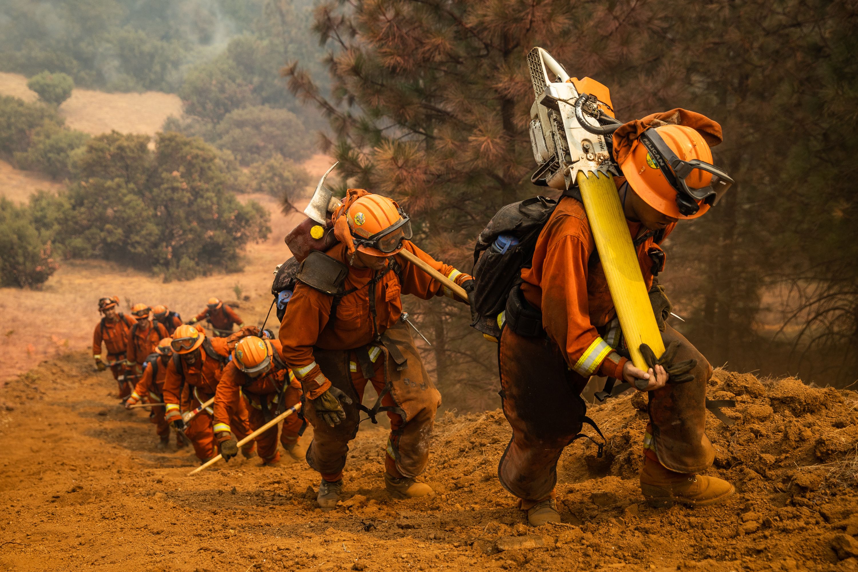 For Just Dollars a Day, Inmates Fight California's Fires | The
