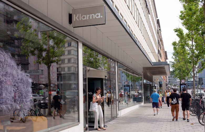 Klarna’s offices in central Stockholm. Sebastian Siemiatkowski founded Klarna in 2005 and more recently has been an early adopter of the capabilities of AI. (Loulou d’Aki/The New York Times)