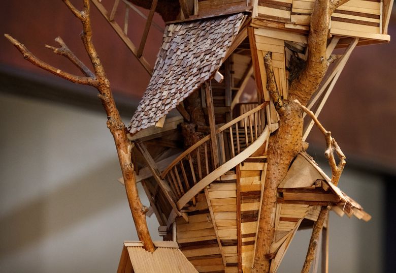 Bonsai tree houses by 'Bob's Burgers' artist pull into Federal Way | The  Seattle Times