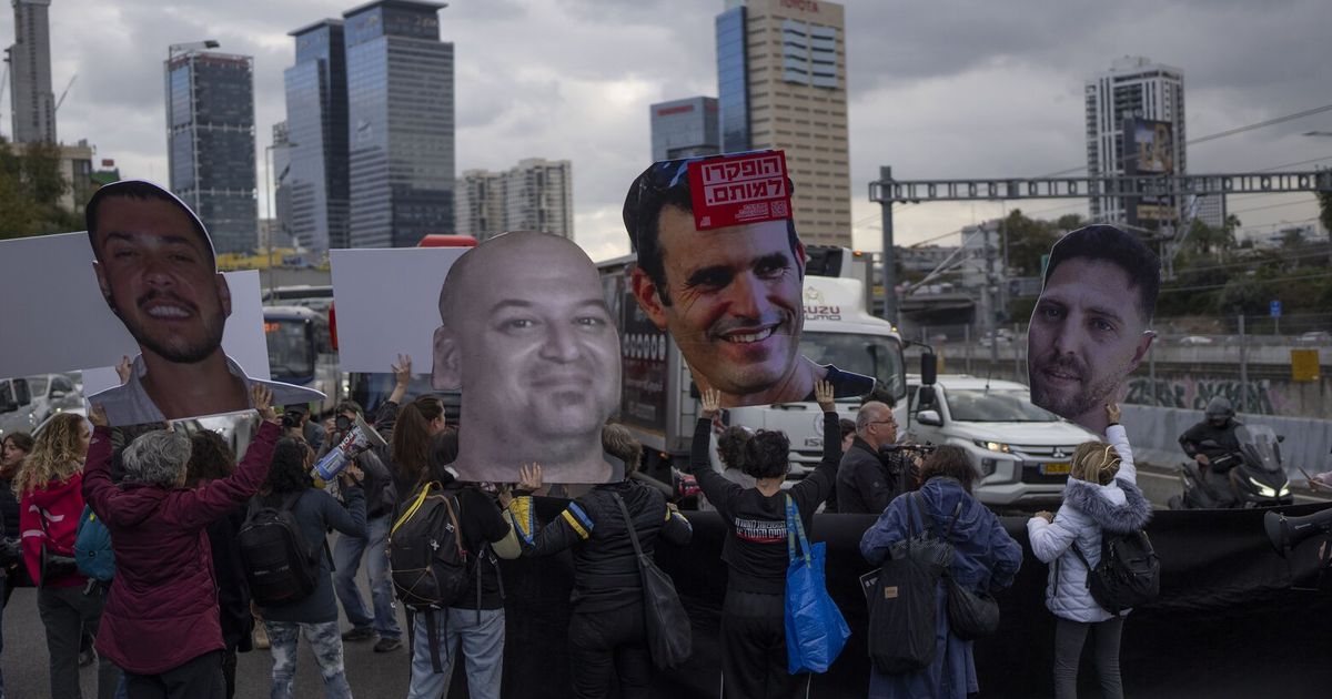 Middle East latest: 3 Israeli men named as latest to be freed in hostage release