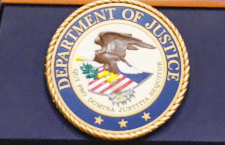 Attorney General Merrick Garland, joined by Associate Attorney General Vanita Gupta and Assistant Attorney General Jonathan Kanter of the Justice Department’s Antitrust Division, speaks at the Department of Justice in Washington, Tuesday, Jan. 24, 2023. The Justice Department and several states have sued Google, alleging that its dominance in digital advertising harms competition. (AP Photo/Carolyn Kaster) DCCK114