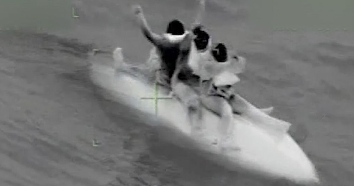 Coast Guard rescues 3 boaters stuck at sea for 9 hours after their boat ...