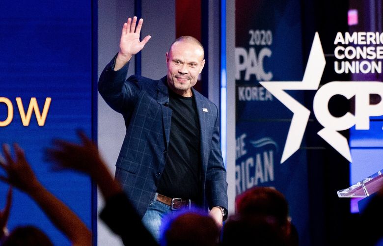 FILE — Dan Bongino in Orlando, Fla., Feb. 26, 2021. The choice of Bongino is a radical departure from the bureau’s history of having a veteran agent serve in the key role that oversees operations.(Erin Schaff/The New York Times) XNYT0377 XNYT0377