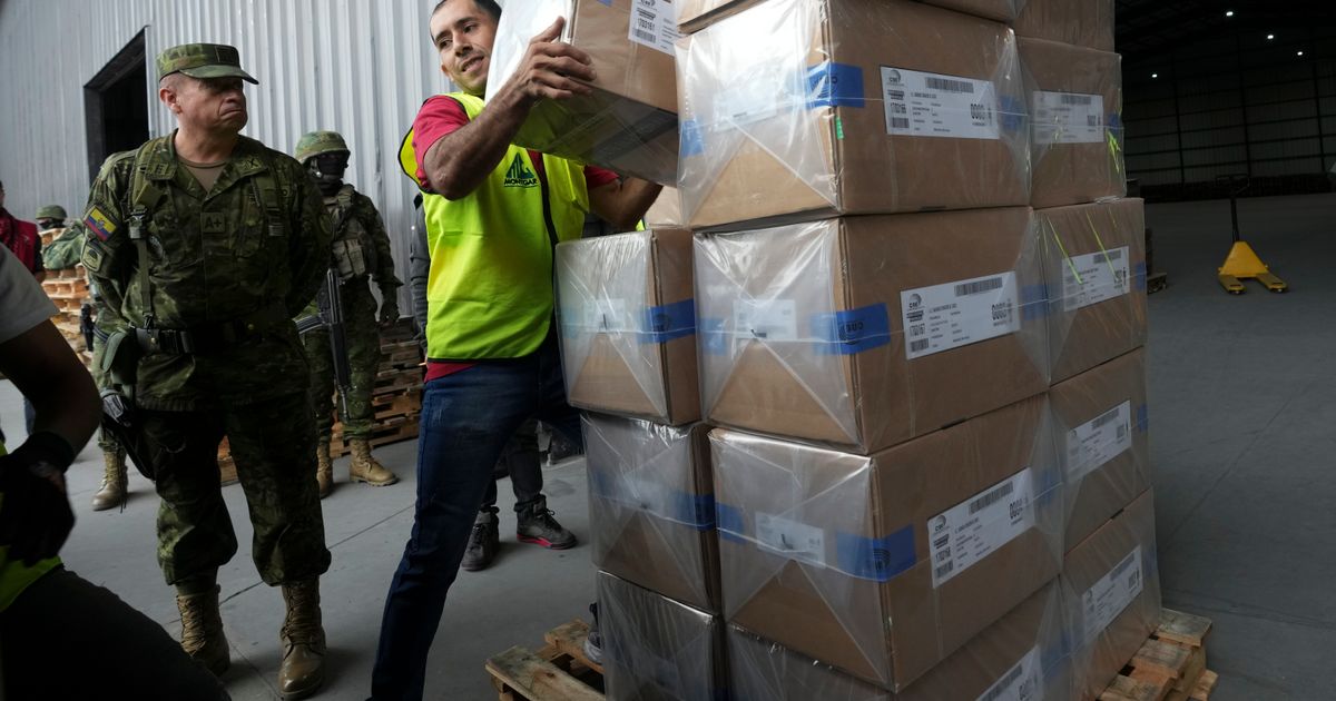 Ecuador heads to the polls for presidential election led by millionaire president and leftist lawyer 